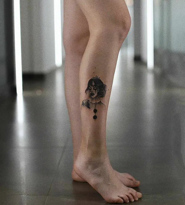 Small Clown Tattoo 2