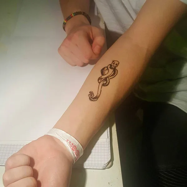Small Death Eater Tattoo 1