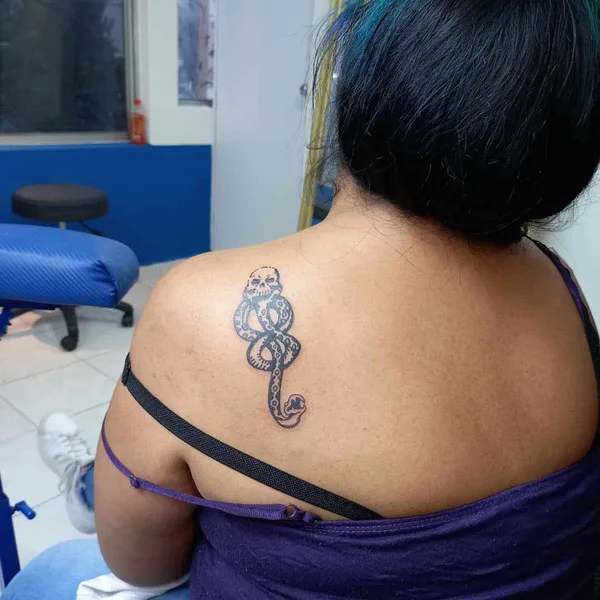 Small Death Eater Tattoo 2