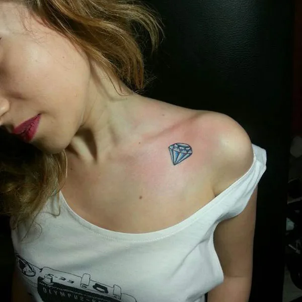 Small Diamond Tattoo 2