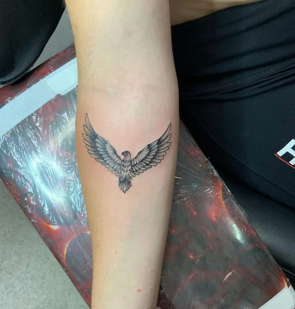 Small Eagle Tattoo 1