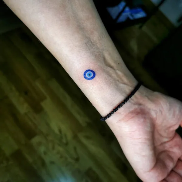 Small Evil Eye Tattoo 1