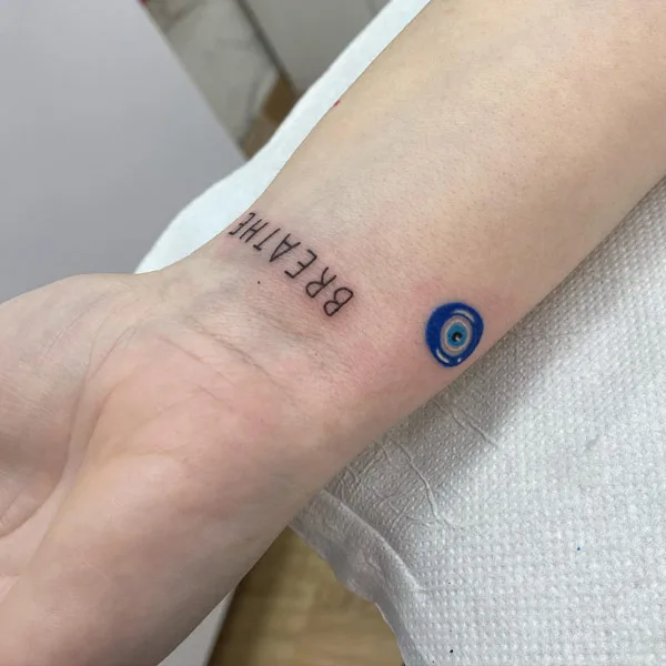 Small Evil Eye Tattoo 2