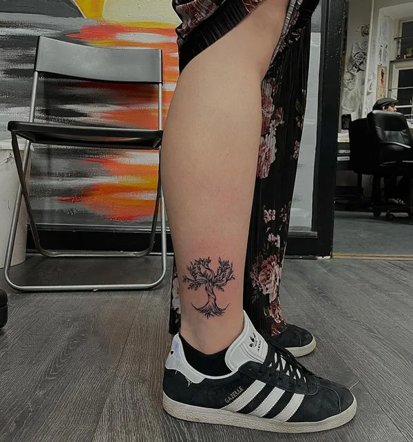 Small Family Tree Tattoo 2