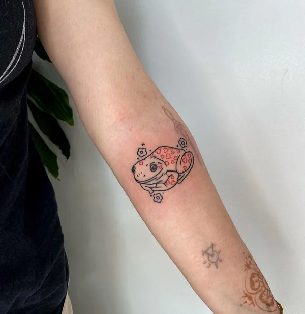 Small Frog Tattoo 1