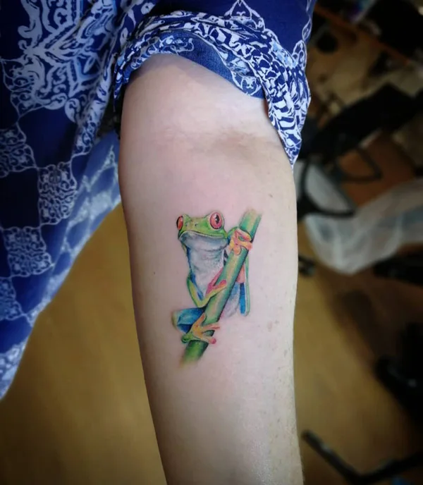 Small Frog Tattoo 2