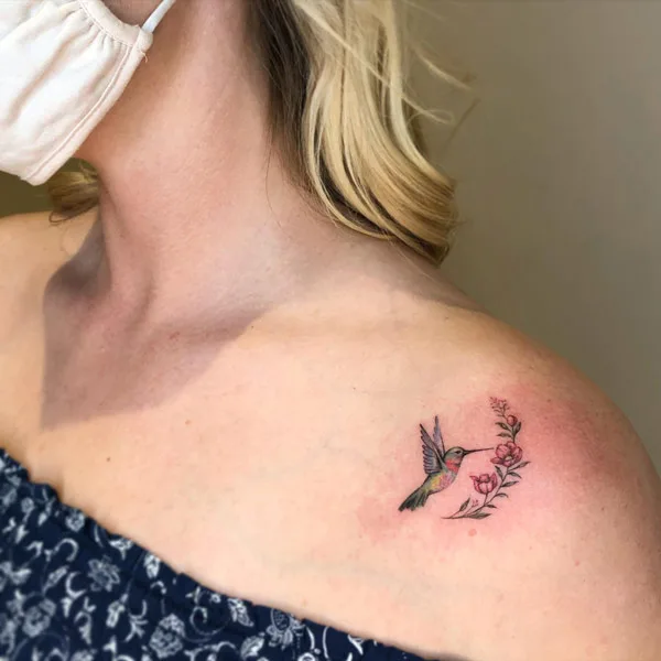 Small Hummingbird Tattoo 1