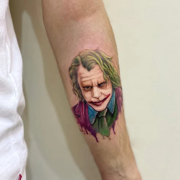 Simple Joker Tattoo