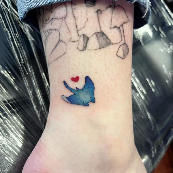 Small Stingray Tattoo 2