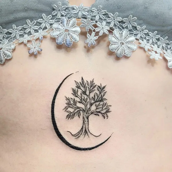 Small Tree Of Life Tattoo 1
