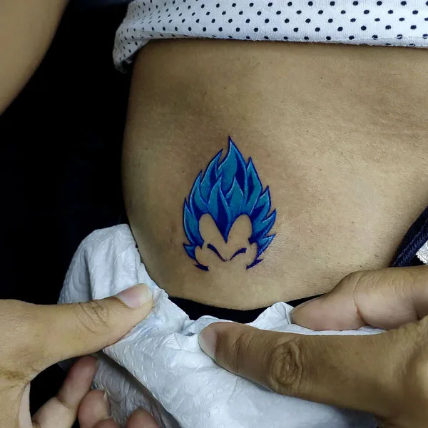 Small Vegeta Tattoo