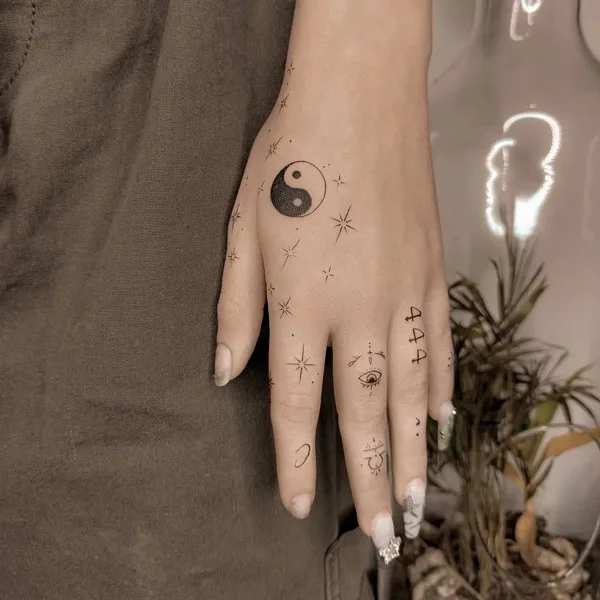 Small Yin Yang Tattoo 2
