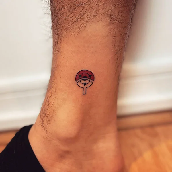 Small sharingan tattoo
