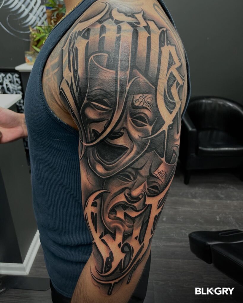 Smile Now Cry Later Tattoo Design With Meaning For Men 