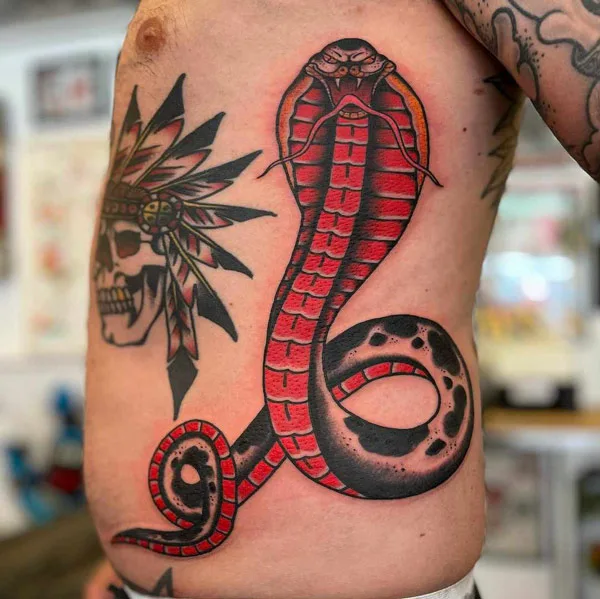Snake Rib Tattoo