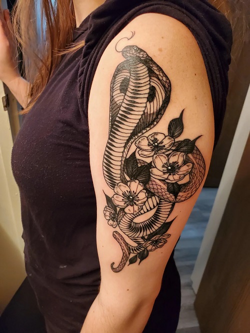 Stunning Snake Tattoo 2