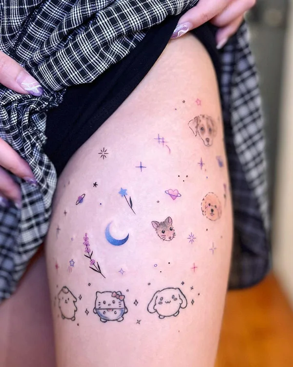 Sparkle tattoo 13