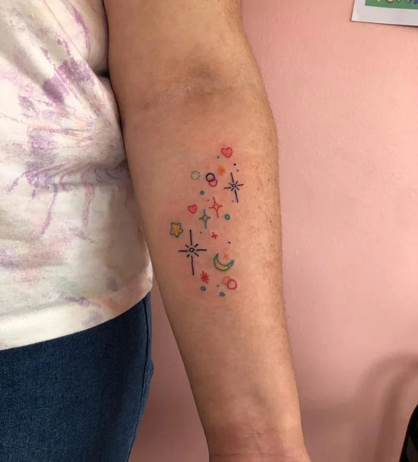 Sparkle tattoo 18