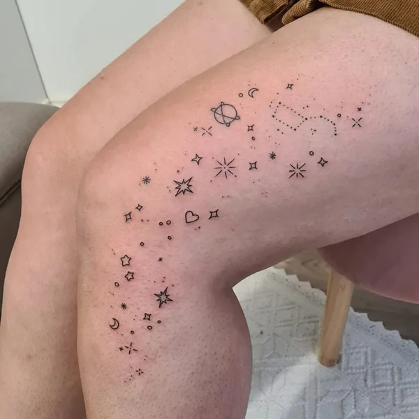 Sparkle tattoo 2