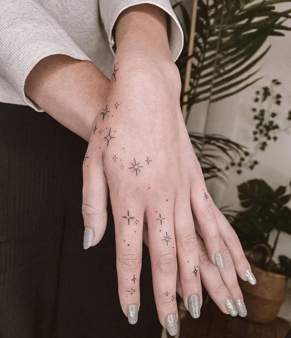 Sparkle tattoo 7