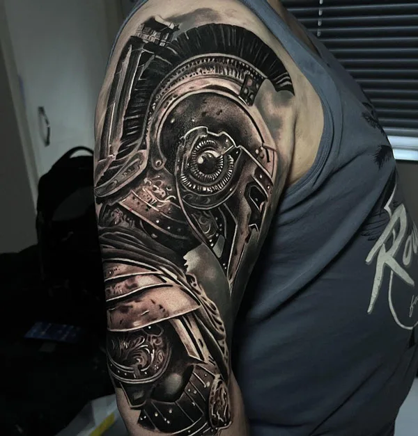 Spartan Warrior Tattoo 1