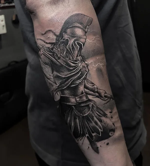 Spartan Warrior Tattoo 2