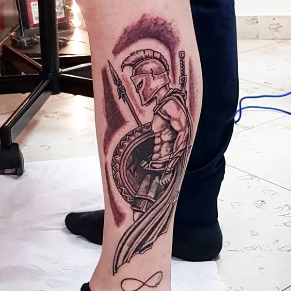 Spartan Warrior Tattoo 3
