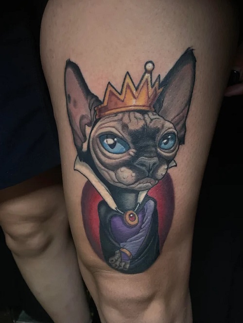 Sphynx Cat Tattoo