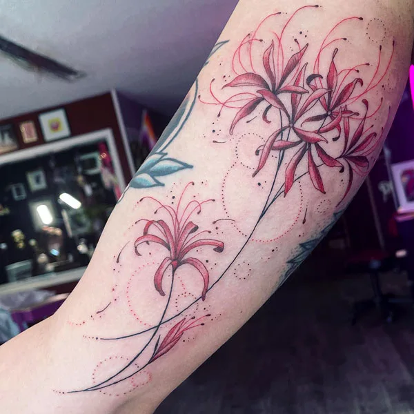 Spider Lily Tattoo 105