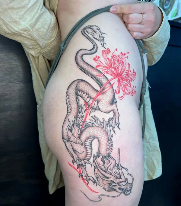 Spider Lily Tattoo 110