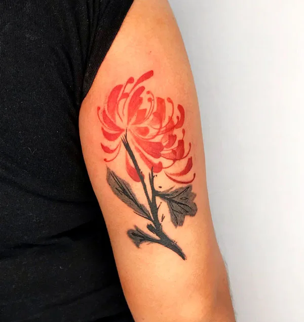 Spider Lily Tattoo 111
