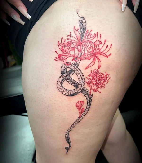 Spider Lily Tattoo 136