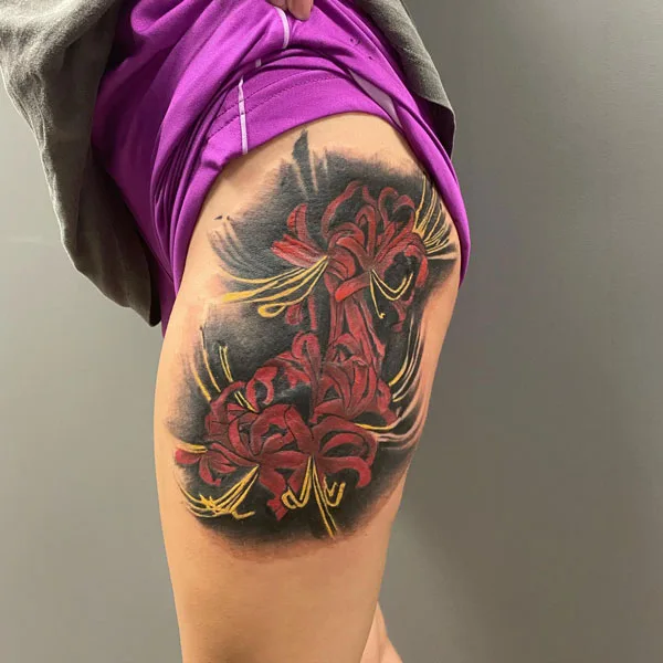 Spider Lily Tattoo 18