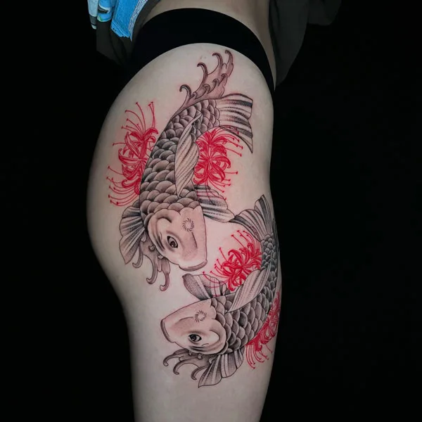 Spider Lily Tattoo 2