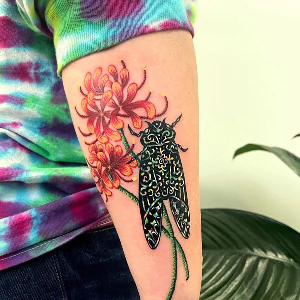 Spider Lily Tattoo 30