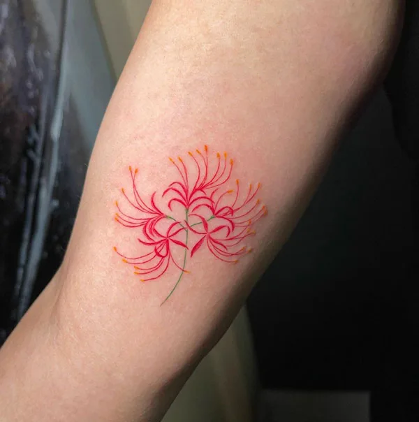 Spider Lily Tattoo 34