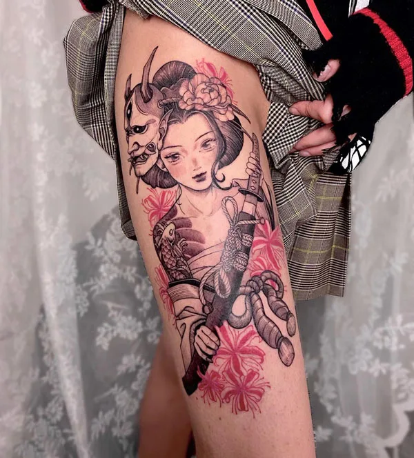 Spider Lily Tattoo 36
