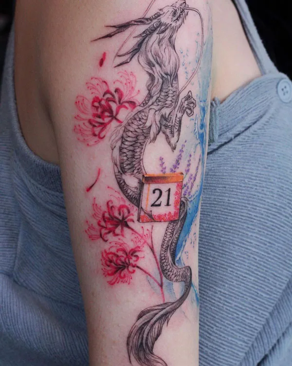 Spider Lily Tattoo 41