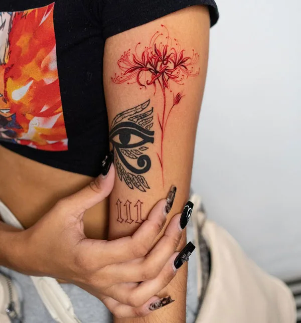 Spider Lily Tattoo 5