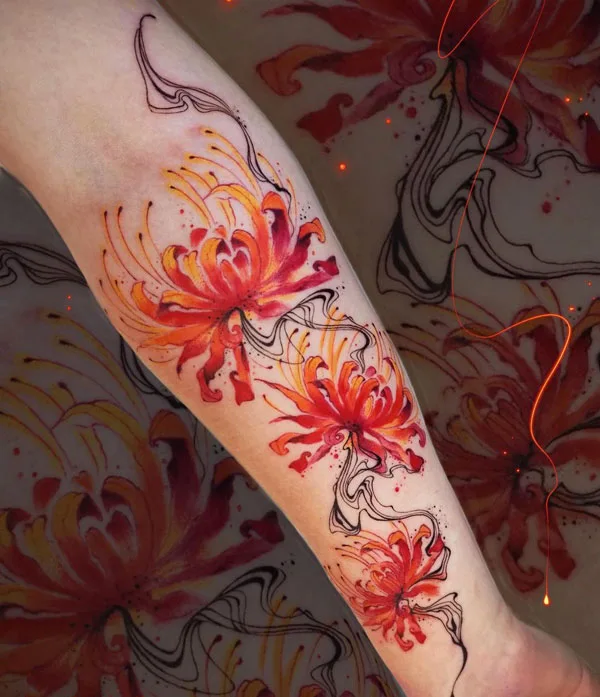 Spider Lily Tattoo 53