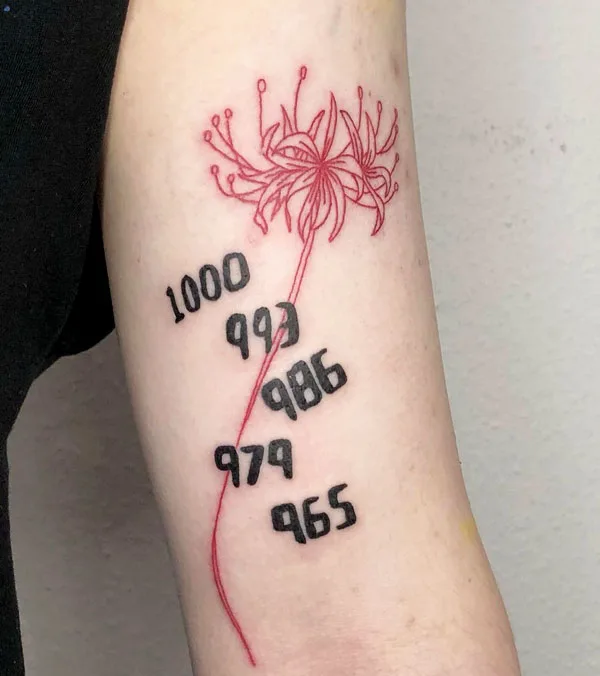 Spider Lily Tattoo 54