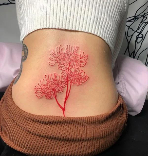Spider Lily Tattoo 6