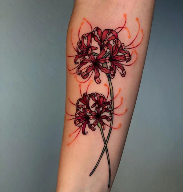 Spider Lily Tattoo 68