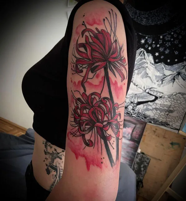 Spider Lily Tattoo 80