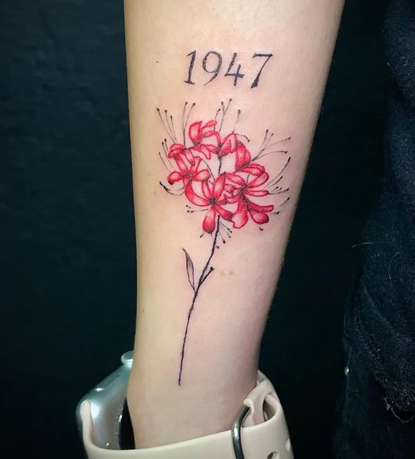 Spider Lily Tattoo 88