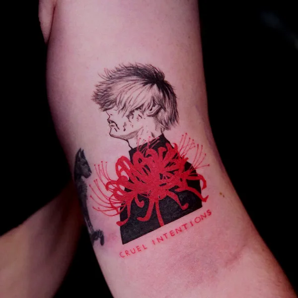 Spider Lily Tokyo Ghoul tattoo