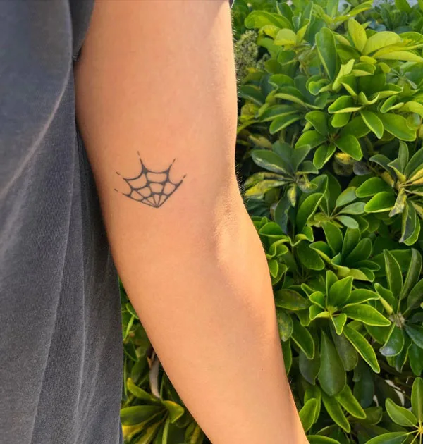 Spider web tattoo 28