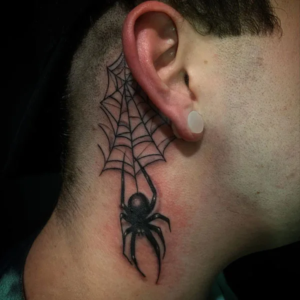Spider web tattoo 71