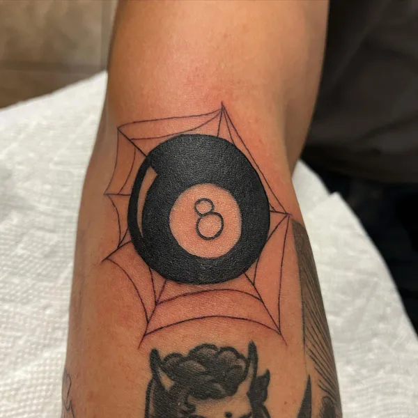 Spider web tattoo 73