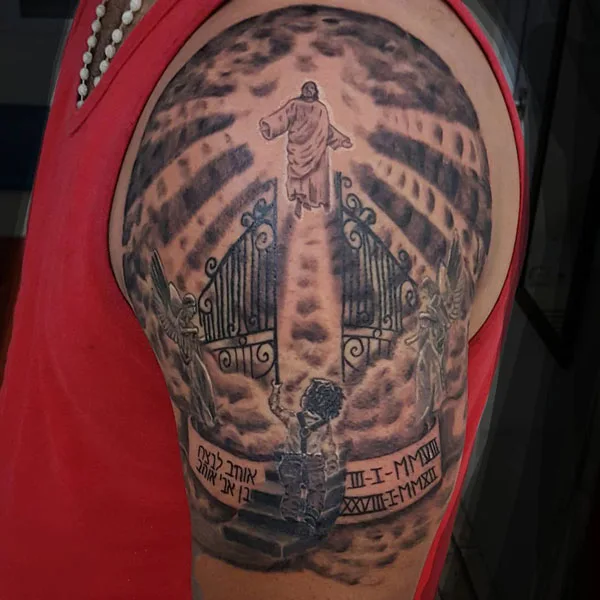 Stairway to heaven tattoo 10
